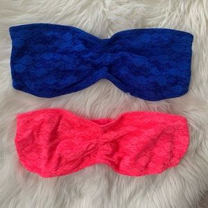 PINK VS Lace Bandeaus